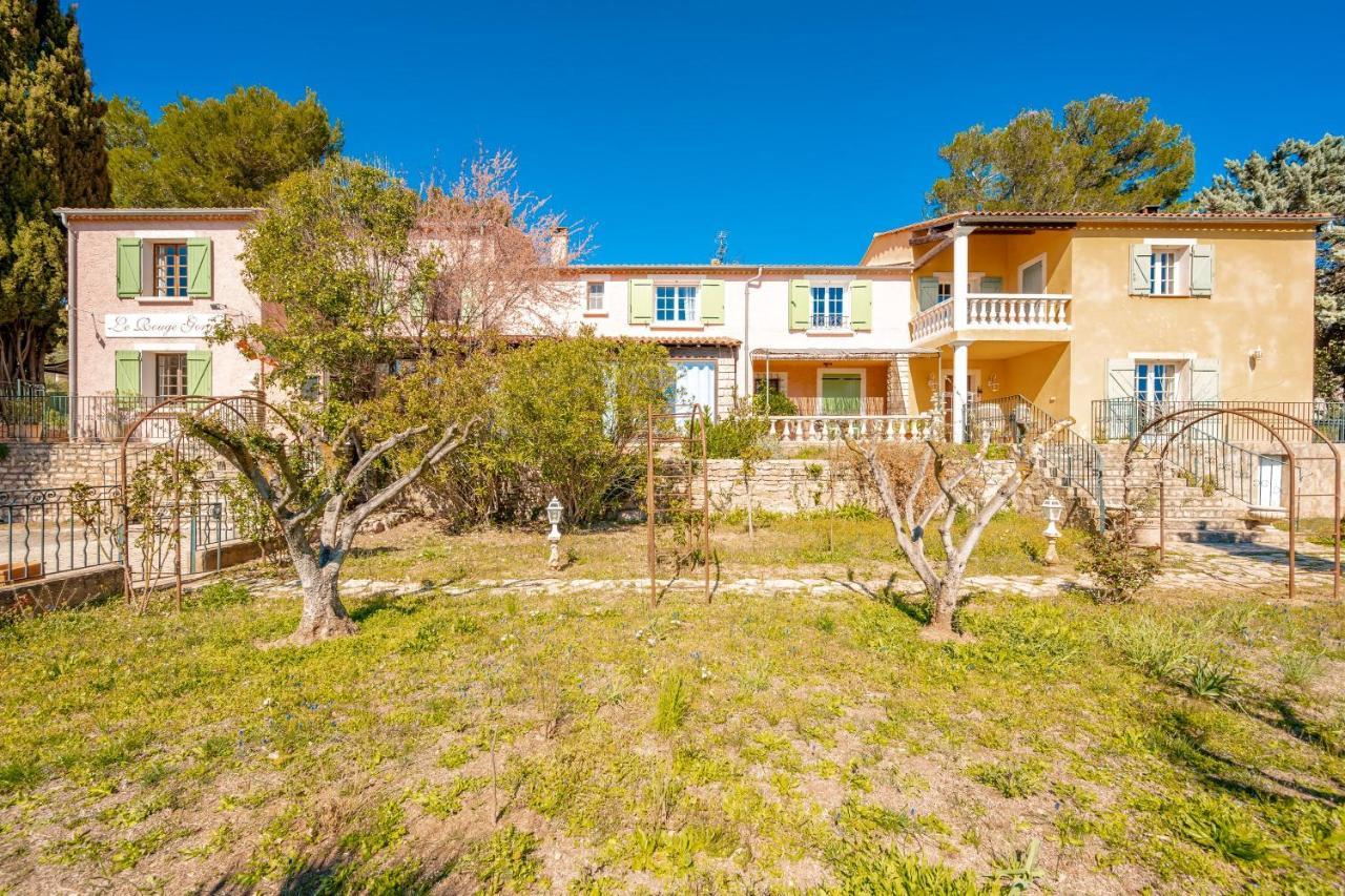 La Maison Du Rouge Gorge - Charmante Maison Climatisee Avec Piscine Pontevès Exterior foto